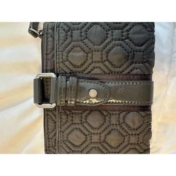 Vera Bradley Women's Octagon Pattern Wallet Black - Picture 7 of 8